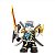 Boneco Block Heroes - Mini Ninja Hakkin Mestre do Gelo - BL587 - Polibrinq - Imagem 1