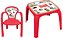 Mesa e Cadeira Infantil Decorada ABC  - Usual Plastic - Imagem 1