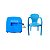 Mesa e Cadeira  Infantil Com Estojo - Azul - Usual Plastic - Imagem 2