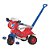 Triciclo Tico-Tico Vermelho - Velotrol com Empurrador - 2815 - Magic Toys - Imagem 1