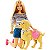 Boneca Barbie Passeio Com Cachorrinho - DWJ68 - Mattel - Imagem 2