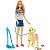 Boneca Barbie Passeio Com Cachorrinho - DWJ68 - Mattel - Imagem 1