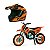 Moto Pro Rider Cross com Mini Capacete Sortida - Pro Tork - 602 - Usual Brinquedos - Imagem 2