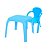 Conjunto Mesa e Cadeira Infantil Lisa - Azul - 48/149 - Usual Utilidades - Imagem 1