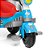 Triciclo Infantil - Velocita Classic - Azul - 0993 - Calesita - Imagem 5