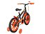 Bicicleta Infantil Aro 16 Free Action Joy - Freio V-Brake - Preto e Laranja  - 021 - Status Bike - Imagem 3