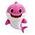 Pelúcia Baby Shark - Rosa - Bebê Tubarão - 2357 - Sunny - Imagem 2