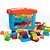 Caixa Blocos de Montar - 100 peças - Mega Blocks Júnior Builders - GJD21 - Mattel - Imagem 1