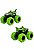 Hot Wheels Monster Trucks 1:64  -  Tiger Shark Verde  - FYJ44 -  Mattel - Imagem 2