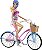 Boneca Barbie com Bicicleta Articulada  - HBY28 - Mattel - Imagem 5