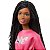 Boneca Barbie Brooklyn - Saia Metalizada - HGT14 - Mattel - Imagem 2