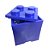 Caixa Lego - Pequeno - Baú Organizador - Azul - 6102 - Tavo Brinks - Imagem 1