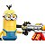 Boneco Minions - Disparador de Queijo - Kevin - GMD90 - Mattel - Imagem 2