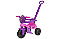 Triciclo de Passeio/Pedal com Empurrador - Dog Rosa -BQ0513M - Kendy - Imagem 6