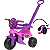 Triciclo de Passeio/Pedal com Empurrador - Dog Rosa -BQ0513M - Kendy - Imagem 2