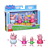Peppa Pig Hora de Dormir Kit Com 4 Figuras -  F2171/f2192 - Hasbro - Imagem 1