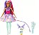 Boneca Barbie e Pet - Toque De Mágica - Cabelo Rosa E Roxo - HLC34 - Mattel - Imagem 1