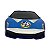 Carro Sonic Blue Bullet - Roda Livre - 3454 - Candide - Imagem 5