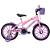 Bicicleta Infantil Aro 16 Rosa - Sweet Girl Freio V-Brake C/Cestinha - 1-057 Status Bike - Imagem 1