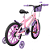 Bicicleta Infantil Aro 16 Rosa - Sweet Girl Freio V-Brake C/Cestinha - 1-057 Status Bike - Imagem 2