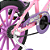 Bicicleta Infantil Aro 16 Rosa - C/Cestinha - 1-057 Status Bike - Imagem 5