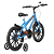 Bicicleta Infantil Aro 16 Azul Top Lip V-Brake - 1-001 - Status Bike - Imagem 2