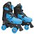 Patins Roller Ajustável – Azul e Preto (33-36) - DMR6050 - Dm Toys - Imagem 1