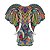Quebra Cabeça Madeira  - Elefante - 100 Peças - BR1681 - Multikds - Imagem 2