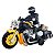 Moto Fricção Pull Back Racing - Com Boneco - DMT6485 - Dm Toys - Imagem 1