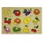 Encaixe Divertido Educativo Com Pinos MDF - Frutas - 33646343 - Toy Mix - Imagem 1