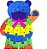 Quebra Cabeça Urso MDF - 336.9.281 - Toy Mix - Imagem 1