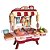 Kit Cozinha Infantil Com Acessórios - Luz E Som - Vermelha - 9282 - Zippy Toys - Imagem 1