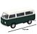 Carro Coleção 1:34-39 Clássicos Welly - 1972 Volkwagen Bus T2 Kombi Verde - DMC6513 - Dm Toys - Imagem 2