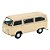Carro Coleção 1:34-39 Clássicos Welly - 1972 Volkwagen Bus T2 Kombi Bege - DMC6513 - Dm Toys - Imagem 1