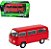 Carro Coleção 1:34-39 Clássicos Welly - 1972 Volkwagen Bus T2 Kombi Vermelho - DMC6513 - Dm Toys - Imagem 4