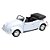 Miniatura Colecionável Volkswagen Beetle - Fusca Branco - Escala 1:34-39 Welly - DMC6513- Dm Toys - Imagem 1