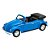 Miniatura Colecionável Volkswagen Beetle - Fusca Azul Conversível - Escala 1:34-39 Welly - DMC6513- Dm Toys - Imagem 1
