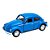 Miniatura Colecionável Volkswagen Beetle - Fusca Azul - Escala 1:34-39 Welly - DMC6513- Dm Toys - Imagem 1