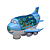 Coleção Bate Volta Avião - Azul - ZP01117  - Zoop Toys - Imagem 2