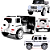 Carro Eletrico Branco Mercedes Benz G500 12V Com Controle - 8999 -  Zippy Toys - Imagem 3