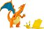Pokemon - Figura De Luxo Chama e Voo Do Charizard - 3296 - Sunny - Imagem 3