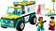 Lego City - Ambulância de Emergência e Snowboarder 79 peças - 60403 - Imagem 3
