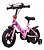 Bicicleta Infantil Aro 12 com Rodas de Apoio - Rosa- RJC0057  - Elite Imports - Imagem 2
