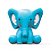 Mordedor Latex Elefante Azul - 790866 - Pais & Filhos - Imagem 2