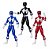 Combo Power Ranger Vermelho + Power Rangers Azul + Power Rangers Preto - E7897/9/8 - Hasbro - Imagem 1
