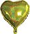 Balão Metalizado Coração Vermelho/Dourado - Pacote C/ 2 Unidade - 9533 - Pais e Filhos - Imagem 2