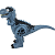 Beast Alive Dino Pet - Dinossauro Azul - 1138 - Candide - Imagem 2