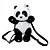 Pelúcia Amigos do Coração Bichos 2 em 1 - Panda - DMT6525 - Dm Toys - Imagem 1