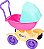 Carrinho Berço Soneca -  0394 - Tilin Brinquedos - Imagem 1