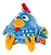 Pelúcia Galinha Pintadinha 20cm - 2205 - Nova brink - Imagem 1